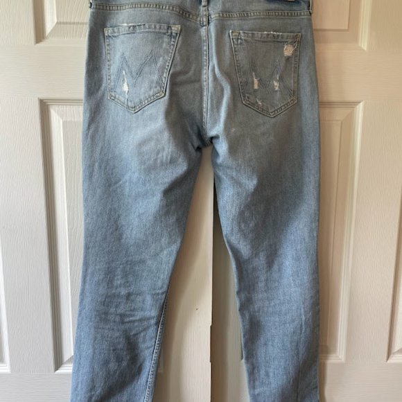 MOTHER Superior The Flirt Ankle Fray Jeans in "Thanks for Nothin" Wash size 31 - Picture 5 of 15